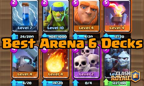 best clash royale deck arena 6|clash royale builders workshop deck.